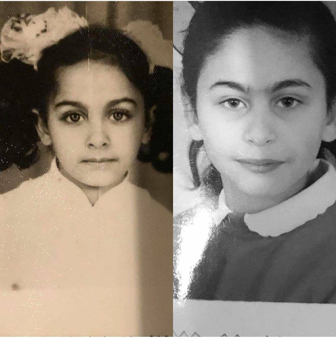صورة نادرة لنجمتين شقيقتين في طفولتهما.. من هما؟