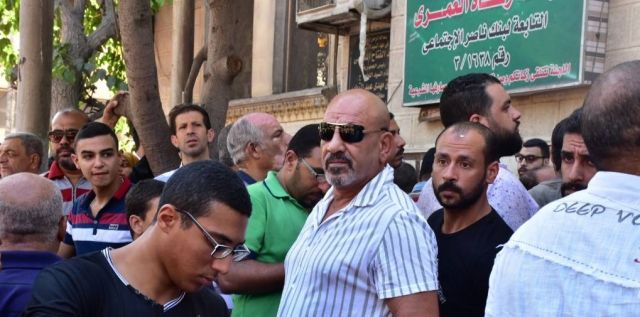 محمد لطفي في جنازة طلعت زكريا