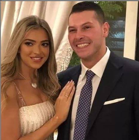 بالصور - عروس إبن هاني شاكر تخطف الأنظار.. وفستان زفافها مميز