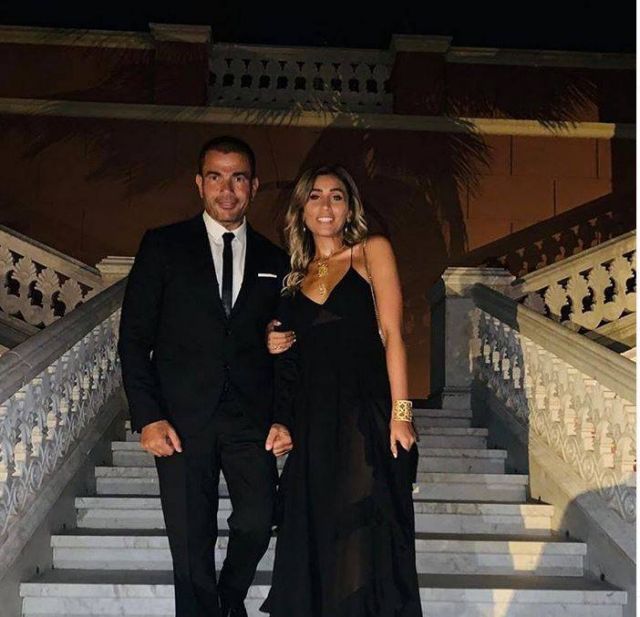 بالصورة – دينا الشربيني تحتضن عمرو دياب في يوم ميلاده بطريقة تثير التساؤلات... شاهدوهما