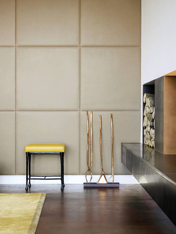 ركن المدفأة في الصالون