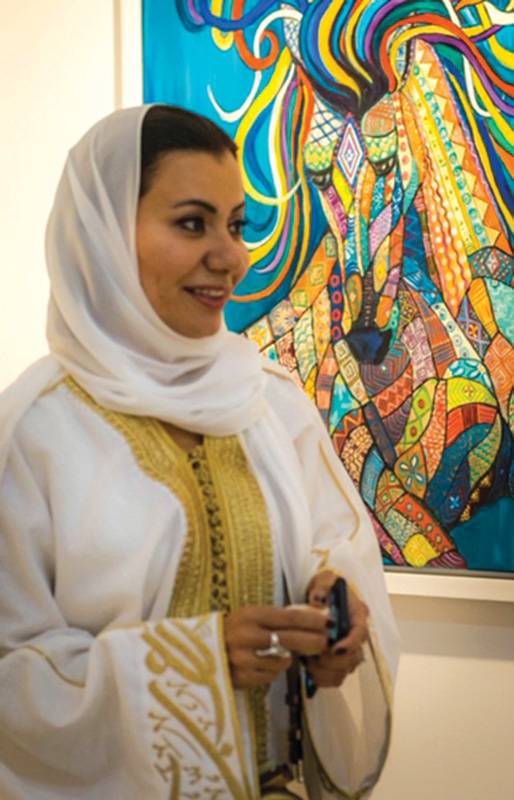 الفنانة التشكيلية علياء الدقس: 
أتمنى الوصول الى العالمية بمجموعة Synergy