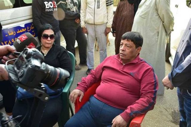 عبدالباسط حمودة في عزاء شعبان عبد الرحيم