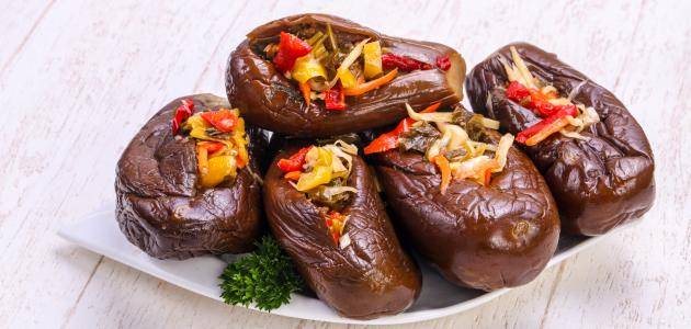 طريقة سهلة تمنع اسوداد لون مكدوس الباذنجان