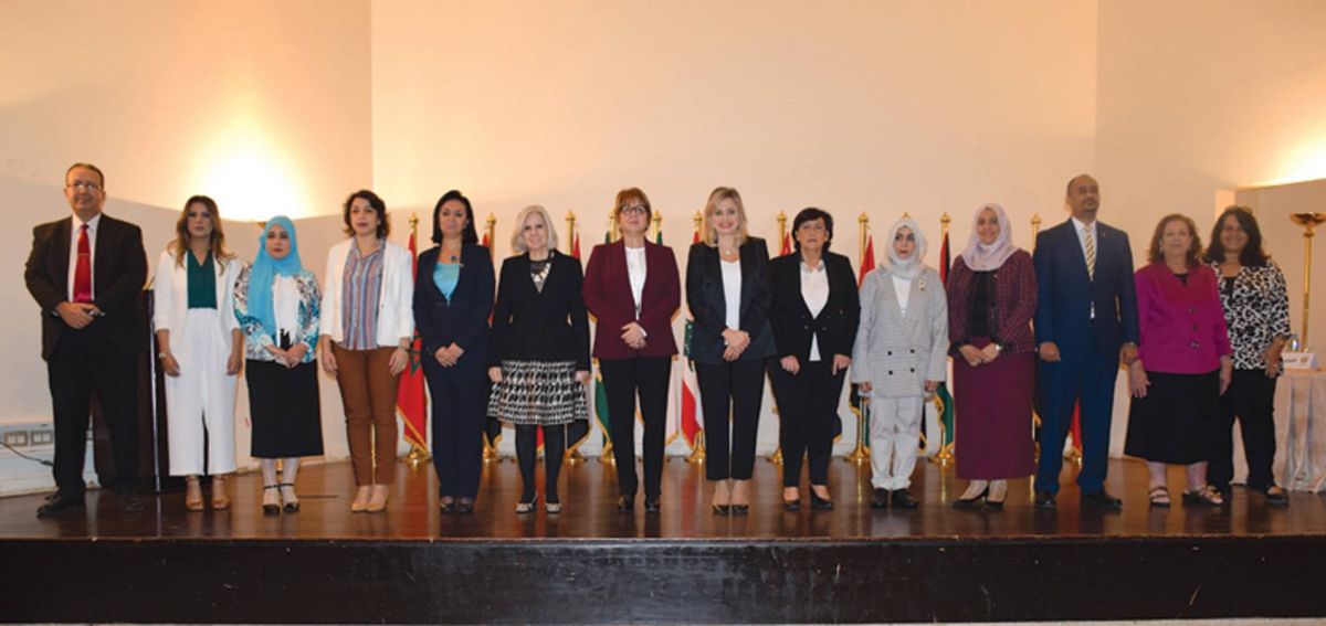 الاجتماع التاسع للمجلس الأعلى لمنظمة المرأة العربية
كلودين عون روكز: نساء وفتيات بلادنا يحملن رايات النهوض