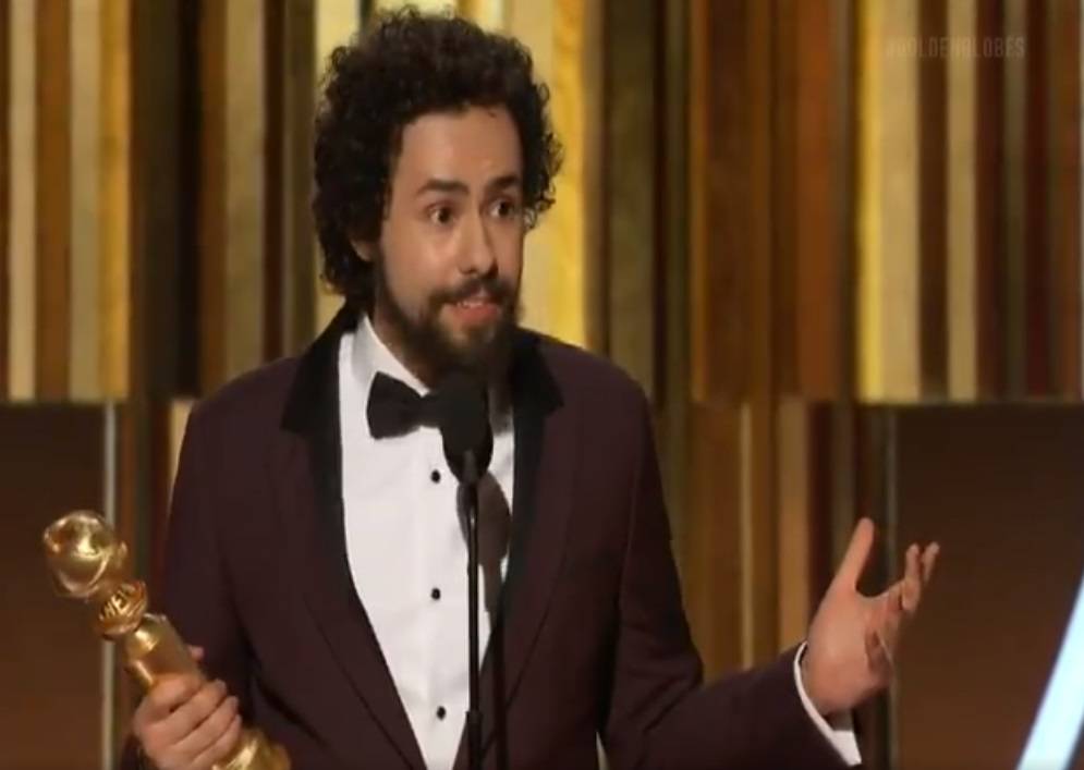 بالفيديو - المصري رامي يوسف أفضل ممثل في الغولدن غلوب