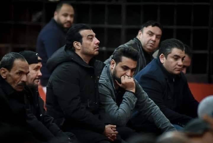 بالصور - النجوم يساندون إيهاب توفيق في عزاء والده