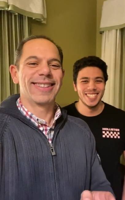 بالفيديو - في ظهوره الإعلامي الأول.. حفيد عادل إمام: تعلمت الإخراج من والدي ونصائح جدي