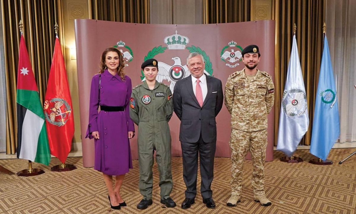 الأميرة سلمى:
 أوٌل أردنية تقود طائرة حربية