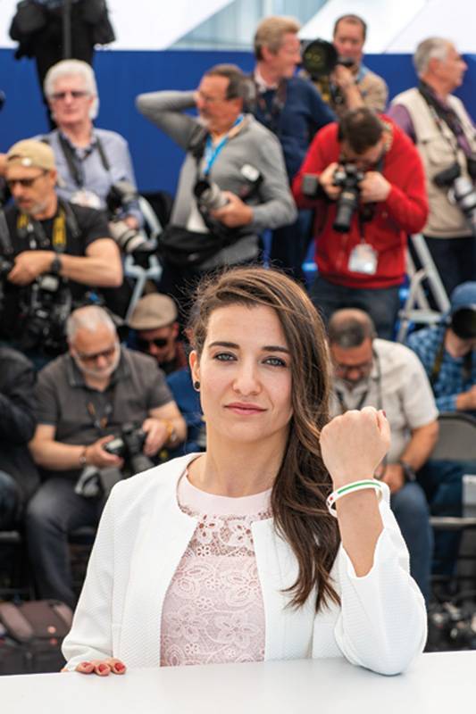 رُشّح فيلمها إلى جائزة الأوسكار - وعد الخطيب:
