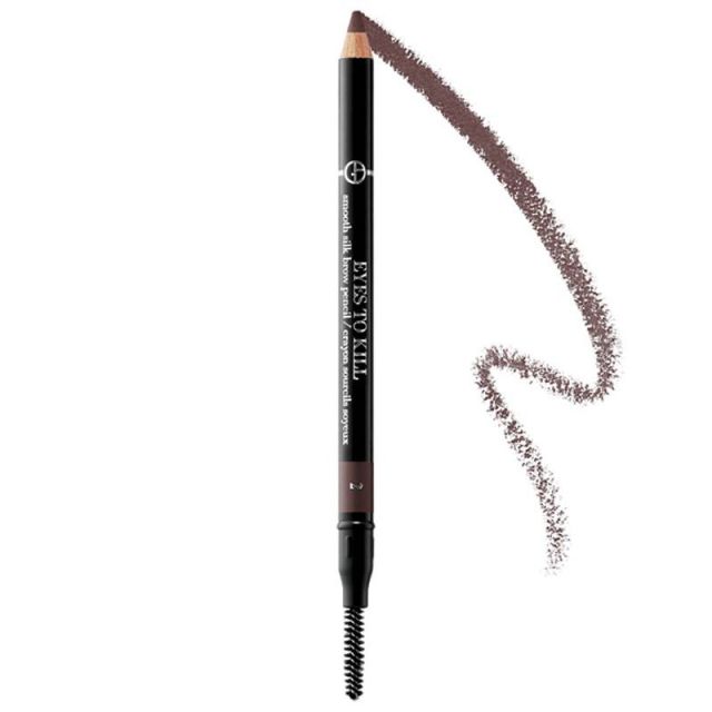 Smooth Silk Eyebrow Pencil in 2 Mahogany من Giorgio Armani