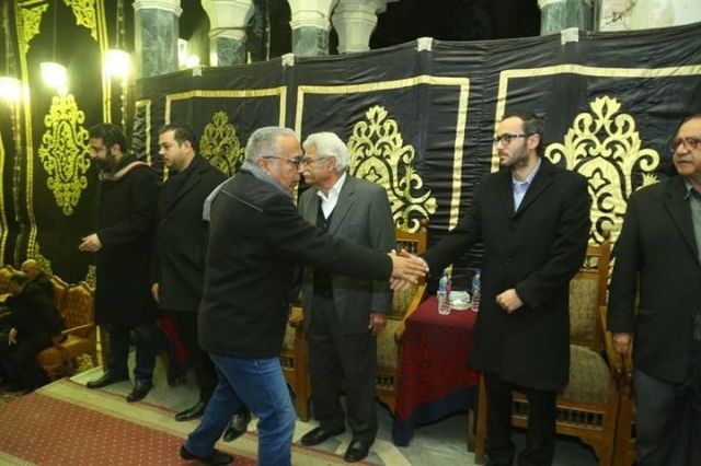 جمال العدل يقدم واجب العزاء في لينين الرملي