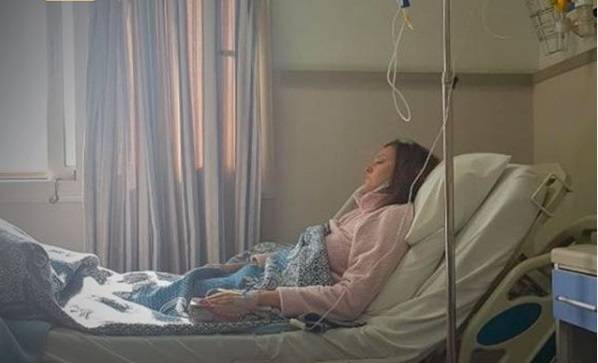 بشرى ترقد في المستشفى