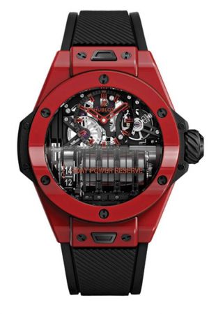 HUBLOT تقدم ساعة ‏BIG BANG MP – 11 RED MAGIC انصهار بلون الشغف