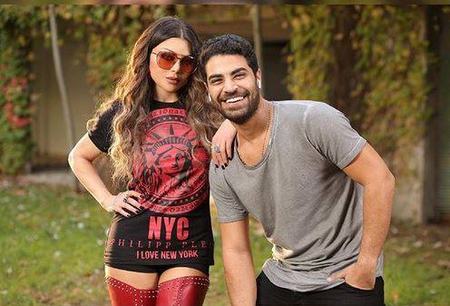 بالصور - مدير أعمال هيفاء وهبي يستعين بعمرو دياب ويضعها بموقف صعب.. وردها بسيط