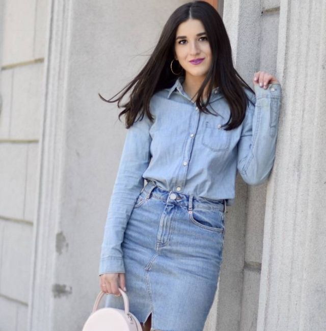 إليك تصميم تنورة الجينز الذي يناسب شكل قوامك