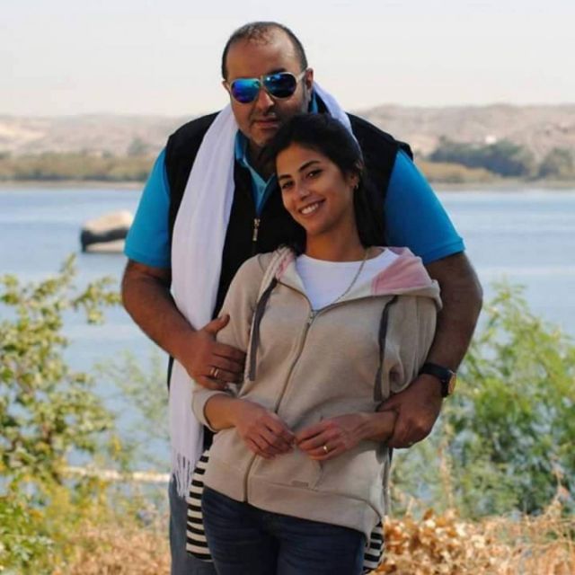 سامح عبد العزيز وروبي أثناء زواجهما