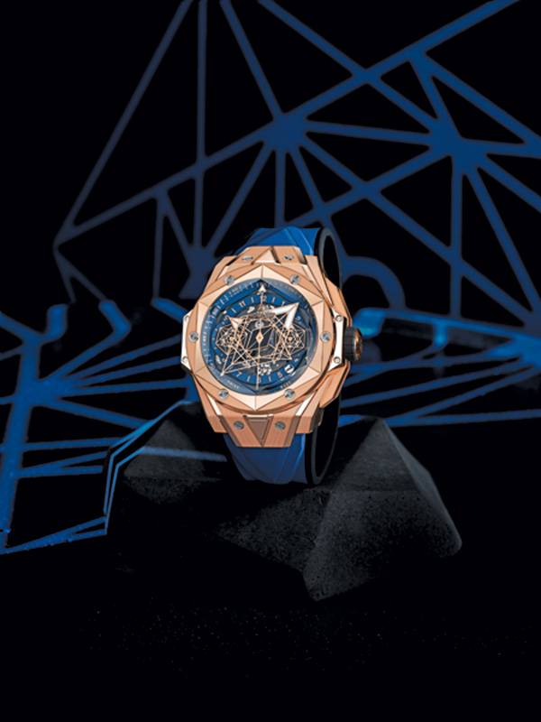 HUBLOT SANG BLEU II إصدار محدود باللون الأزرق
