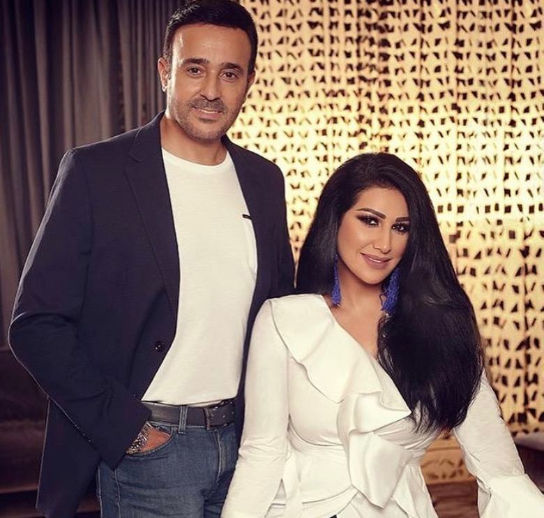 بالصورة – زوجة صابر الرباعي تهنئه بميلاده بطريقة رومنسية