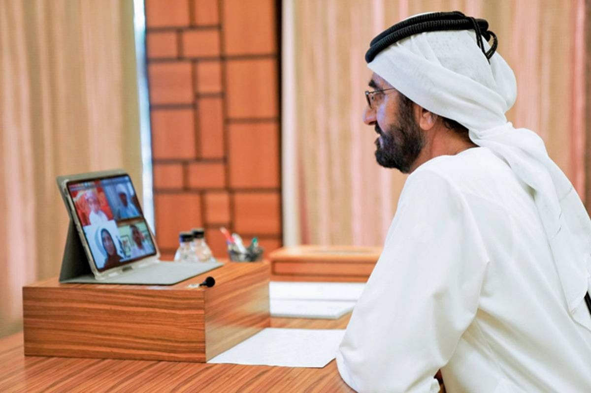 تابع أول يوم دراسيّ من بُعد... محمد بن راشد: التعليم لن يتوقّف في كلّ الظروف!