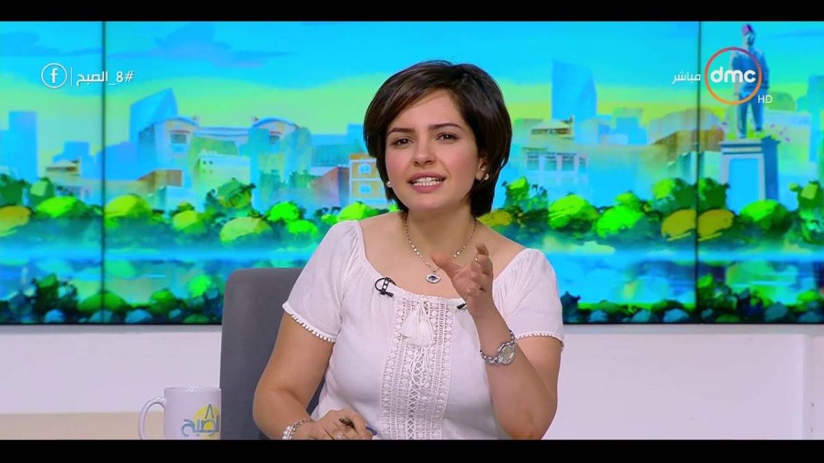 المذيعة داليا أشرف تتعرض لحادث سير