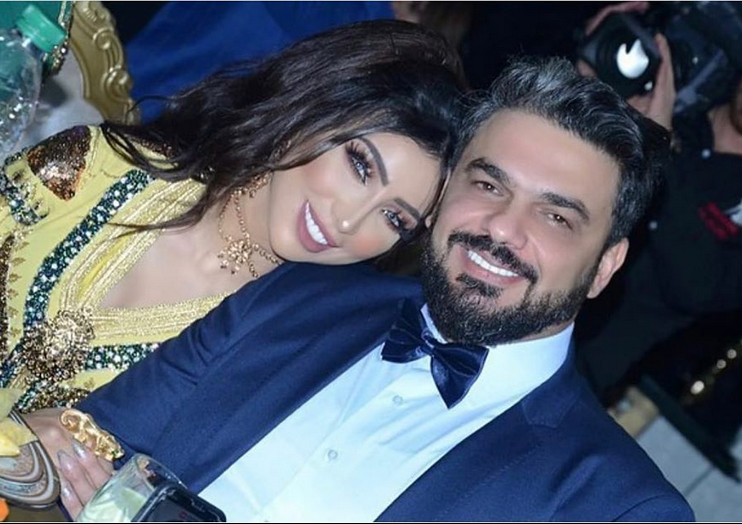 بالصورة – رومنسية زوج دنيا بطمة تلفت الأنظار في يوم ميلادها