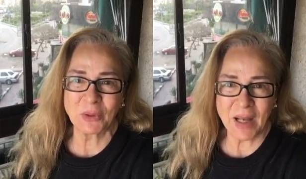 بالفيديو - الظهور الأول لنجلاء فتحي بعد وفاة زوجها