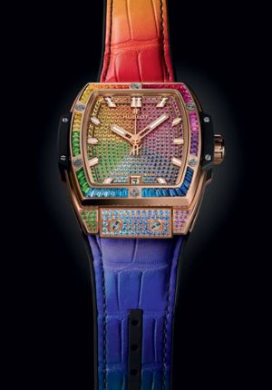 HUBLOT SPIRIT OF BIG BANG RAINBOW.. قوس قزح سريع الزوال