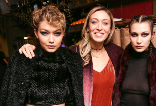 بيلا وألانا وجيجي حديد 