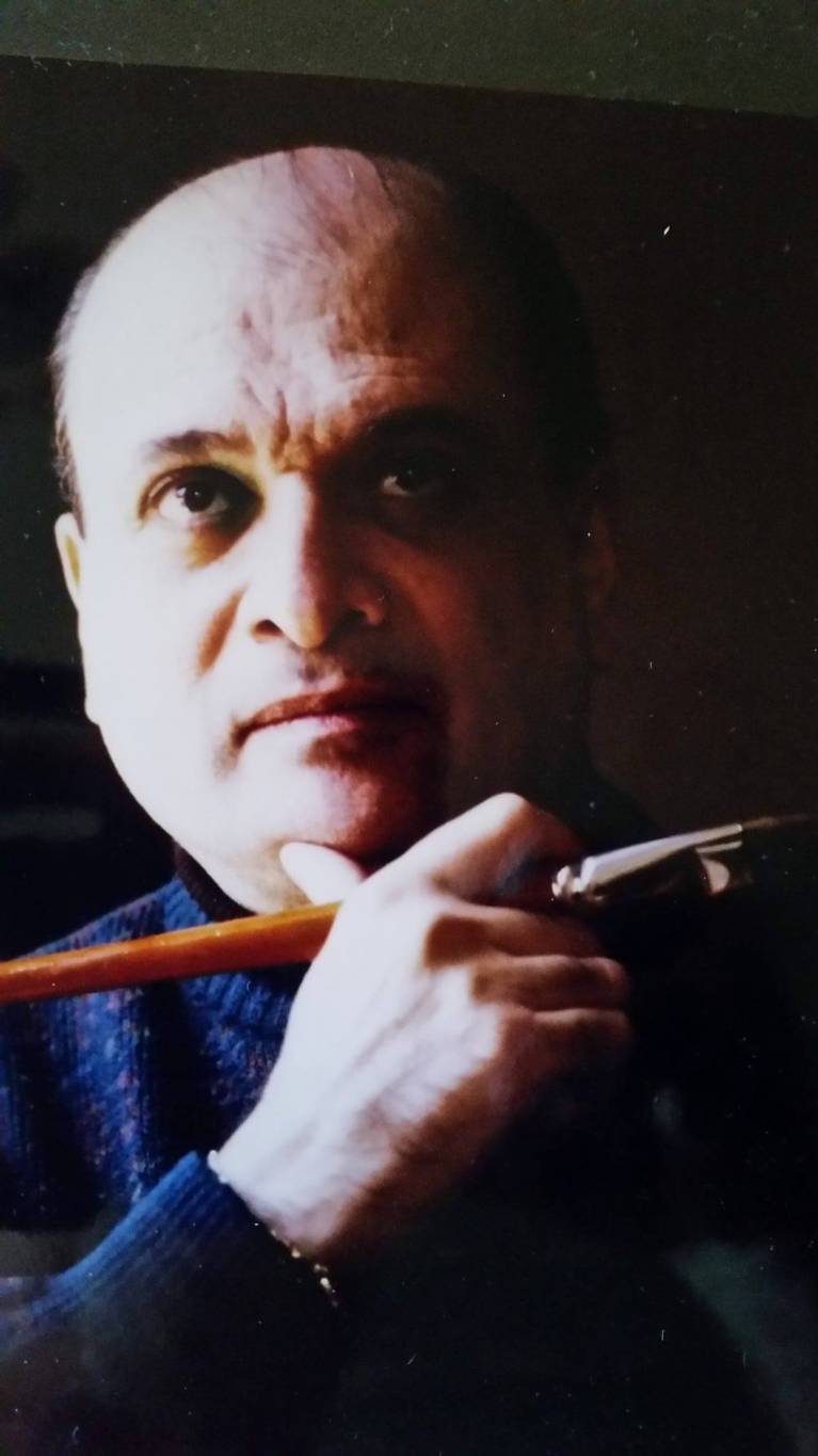 الفنان التشكيلي اللبناني سمير أبي راشد - لوحته... أنفاسه