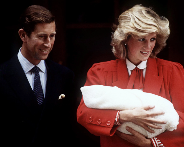 الأميرة ديانا والامير تشارلز 
