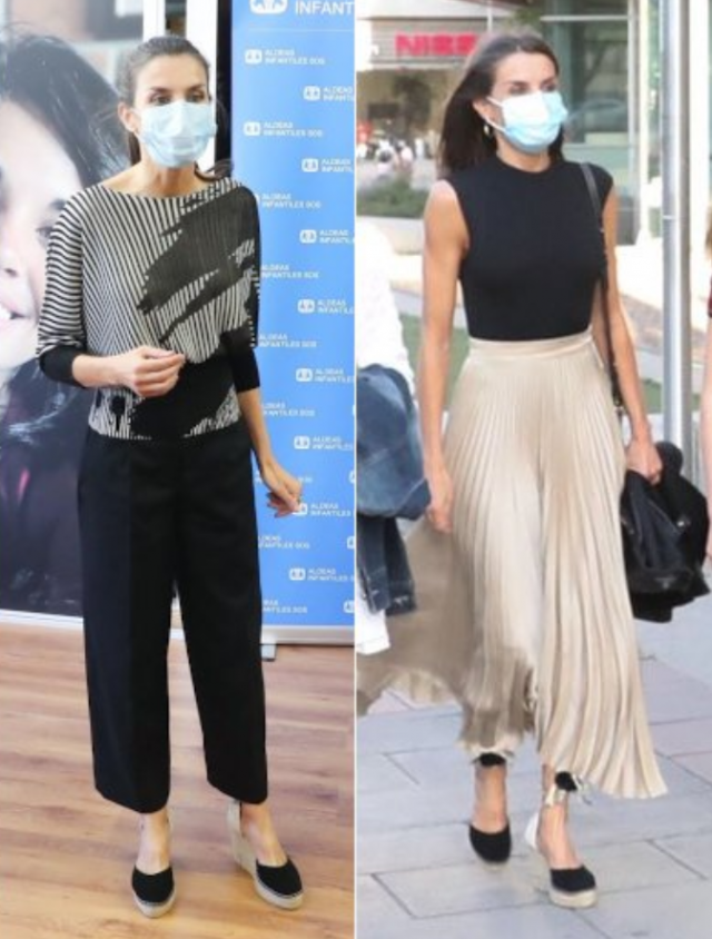 بالصورة – كم يبلغ سعر حذاء الملكة ليتيزيا في أحدث إطلالاتها؟