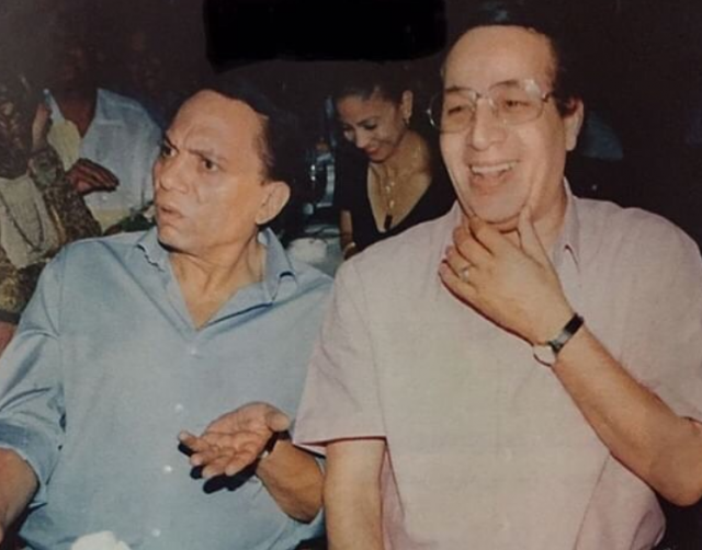 فيديو نادر – عادل إمام ويونس شلبي وسعيد صالح في مشهد من كواليس أحد الأفلام