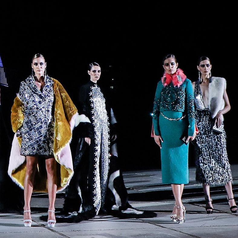 أزياء جورج حبيقة لخريف وشتاء 2020-2021 للمرأة القوية الناعمة