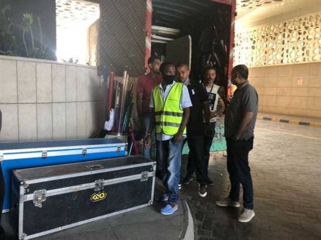 مصادرة معدات فيلم مش أنا 3