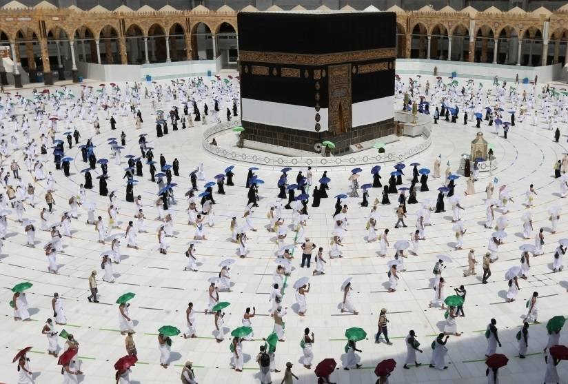 بالفيديو -  هكذا تُجرى مراسم الحج في زمن كورونا