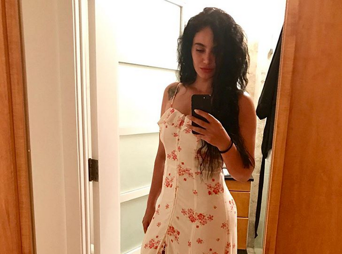 بالصورة – شاهدوا كيف كان شكل زوجة قصي خولي في الشهر 8 من الحمل