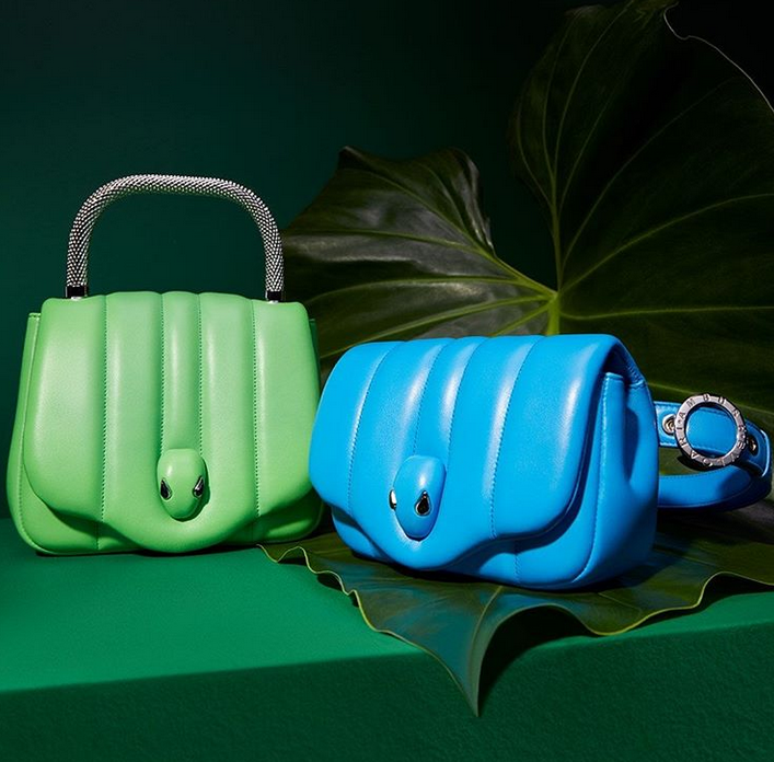 حقيبة Serpenti الأيقونية من Bvlgari بلمسة يابانية