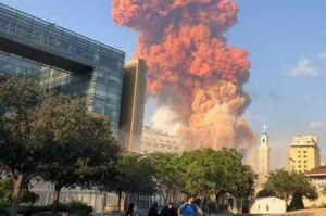 بالصورة -  رائد في Nasa يُظهر آثار انفجار بيروت من الفضاء