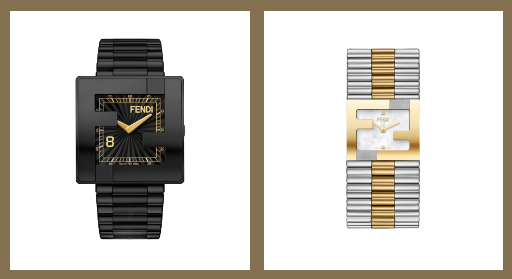 ساعة مميزة معززة بسوار  عصري من Fendimania Bracelet