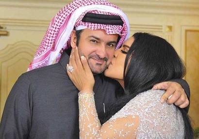 أحلام برسالة رومانسية لزوجها مبارك الهاجري