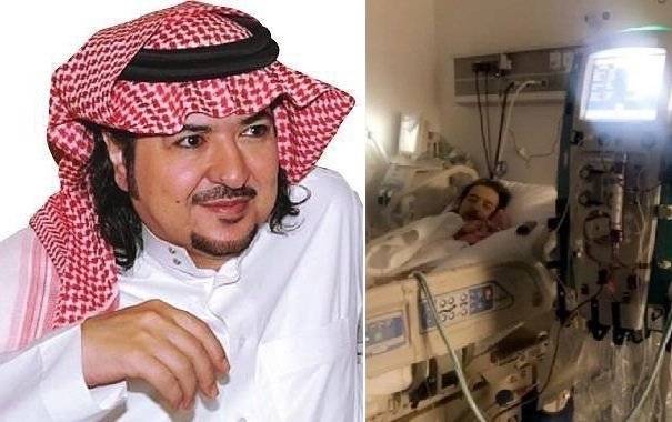 عبد المحسن النمر ينشر صورة خالد سامي على فراش المرض ويدعو له