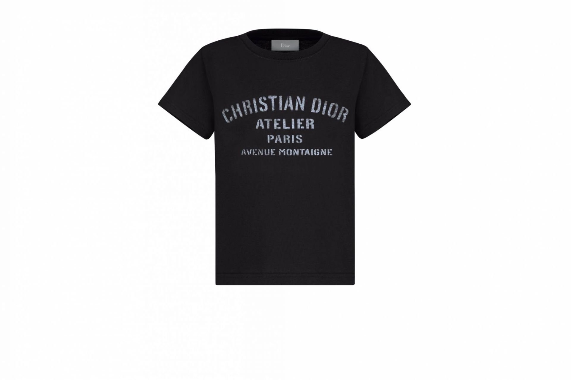 BABY DIOR_CHRISTIAN DIOR ATELIER CAPSULE_BLACK TSHIRT