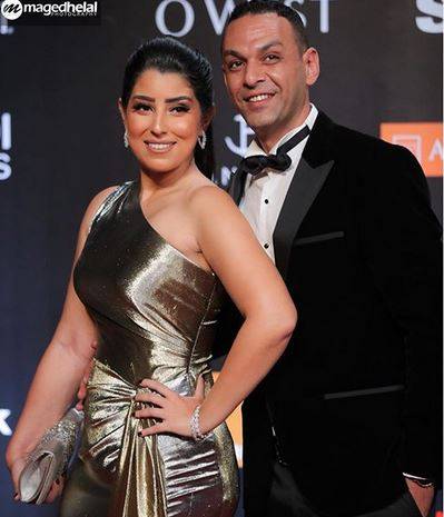 بالصور - آيتن عامر بفستان كالأميرات في ختام مهرجان الجونة