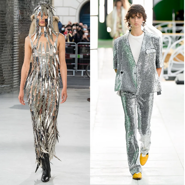 اللون الفضي 