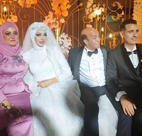 بالصور - احتشام ابنة سليمان عيد يوم زفافها حديث السوشيال ميديا