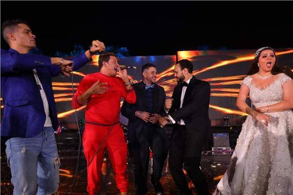 نقابة الموسيقيين تستنكر ظهور حمو بيكا وحسن شاكوش في حفل زفاف هنادي مهنا