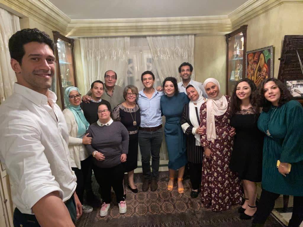 أحمد مجدي يحتفل بخطوبة شقيقته الصغرى