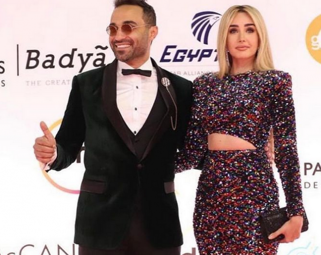 بالصورة – هكذا عبّر أحمد فهمي عن اشتياقه لهنا الزاهد وإعجابه بها