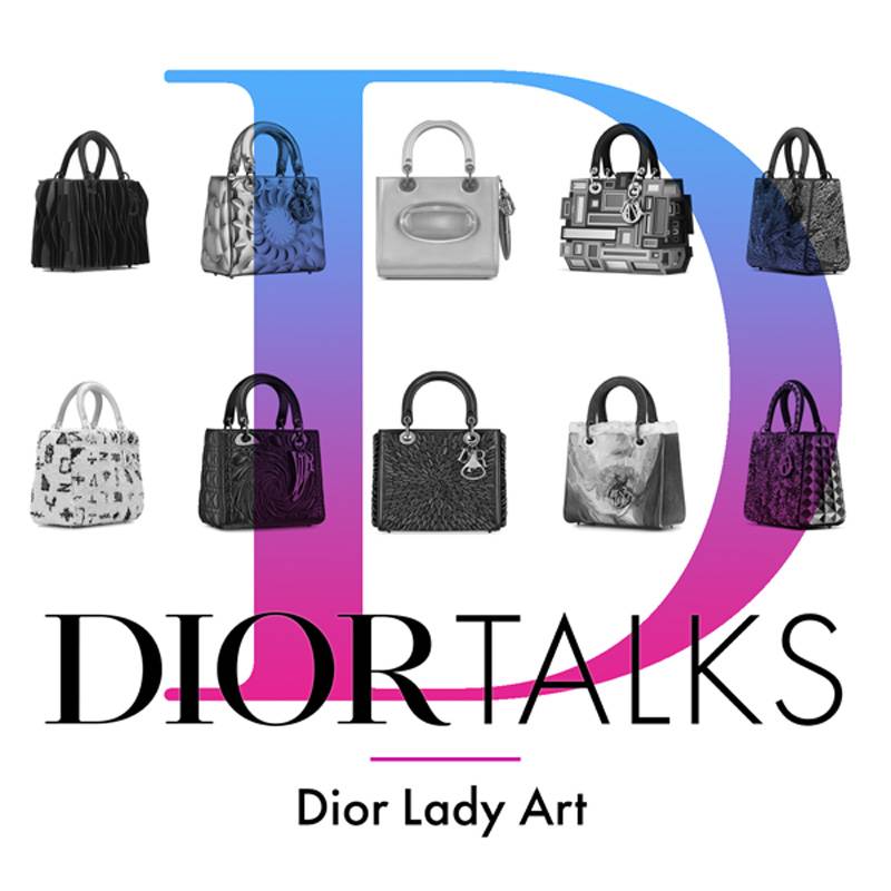 مجموعة Dior Talk الفنية تزيّن حقيبة Lady Dior Art